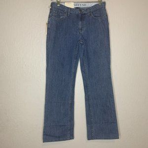 Land's End Blue Original Fit  Boot Cut Leg Jeans